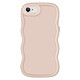 Avizar Coque pour iPhone 7, 8, SE 2020 et SE 2022 Silicone Antichoc Coque beige de la série Candy, conçue pour protéger votre iPhone SE tout en apportant une touche de style