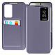 Étui Fenêtre pour Samsung Galaxy S24 avec Clapet Porte-Carte Lavande Étui fenêtre lavande alliant style et praticité pour un usage sans compromis de votre Samsung S24
