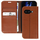 Avizar Housse Cuir pour Google Pixel 9a Portefeuille et Support Vidéo Étui en cuir marron clair pour Google Pixel 9a, votre allié pour une protection élégante et pratique