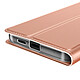 Dux Ducis Étui pour Samsung Galaxy S25 Edge Clapet Support Vidéo Rose champagne pas cher