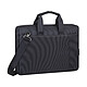 Rivacase Sacoche pour ordinateur portable 15.6" en polyester Noir Cette sacoche est compatible avec les ordinateurs jusqu'à 15.6"
