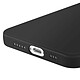 Avis MW Coque MagSafe pour iPhone 16e Silicone Souple Finition Mate Noir