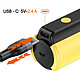 Avis LinQ Batterie Externe 8000 mAh Lampe Torche Câble 3 en 1 Jaune