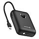 Swissten Batterie Externe 30000mAh Câbles USB-C et Lightning intégrés Écran LED Noir Batterie de secours Voltbox de Swissten avec autonomie de 30000mAh, l'alliée puissante pour rester connecté partout