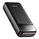 Swissten Batterie Externe 20000mAh avec USB-C et 2 USB Écran LED Compacte Noir Batterie externe de 20000mAh de Swissten Power Line II, parfaite pour 4 recharges complètes de votre smartphone