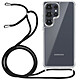 Avizar Coque pour Samsung S25 Ultra Silicone Antichoc avec Cordon Tressé Transparent Coque en silicone pour Samsung Galaxy S25 Ultra, une protection ultime contre les chocs
