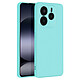 Avizar Coque pour Xiaomi Redmi Note 14 5G Semi-rigide Soft-touch Anti-traces Coque en silicone semi-rigide turquoise, de la collection Fast Cover, préservant votre Redmi Note 14 5G des chocs et des rayures