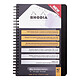 RHODIA AddressBook RHODIACTIVE 90g RI A5 160p. + poche carton ORANGE x 5 Carnet d'adresse