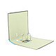 ELBA classeur rado papier marbré, largeur de dos: 80 mm,bleu pas cher