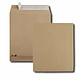 GPV Paquet de 50 sacs à soufflets kraft brun 24 260x330 120 g/m² bande de protection Pochette d'expédition