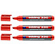EDDING Marqueur Permanent 330 rouge 1-5 mm x 3 Marqueur permanent