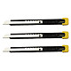 OLFA Cutter Model S Acier Lame AB 9mm Noir Jaune x 3 Cutter