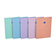 OXFORD Bloc-notes Smart A4 quadrillé assortis Pastel x 5 Bloc-note