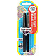 PAPER MATE blister de 2 stylos Flair pointe moyenne Encre noire Feutre à pointe fine