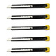 OLFA Cutter Model S Acier Lame AB 9mm Noir Jaune x 5 Cutter