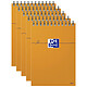 OXFORD BLOC ORANGE OXFORD INTEGRAL 105x148 160P OPTIK P. Q5/5 x 5 Bloc-note