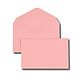 GPV Boîte de 500 Enveloppes élection Recyclées 90x140 75 g Non Gommées Rose Enveloppe