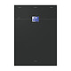 OXFORD Bloc SMART agrafé 148x210 160P petits carreaux noir Bloc-note