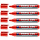 EDDING Marqueur Permanent 330 rouge 1-5 mm x 5 Marqueur permanent