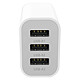 Avis LinQ Chargeur Secteur Triple USB Puissance 15.5W Format Compact Blanc
