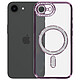 Avizar Coque Diamant pour iPhone 16e MagSafe Contour Strass Violet pas cher