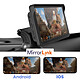 Avizar Écran CarPlay Android Auto 7'' Bluetooth Pare brise Camera de recul Noir pas cher