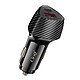 LinQ Chargeur Voiture 48W USB-C + USB Charge Rapide Design Carbone Noir Chargeur voiture 48W de LinQ vous permettant de rester connecté durant vos trajets