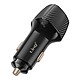 LinQ Chargeur Voiture 48W USB-C + USB Charge Rapide Design Carbone Noir pas cher