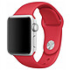 Devia Bracelet pour Apple Watch 42mm / 44mm / 45mm / 49mm Sport en Silicone Rouge - Conçu dans un souci de polyvalence, ce bracelet sport rouge est compatible avec les Apple Watch 42, 44, 45 et 49mm