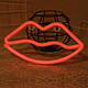Avis Avizar Lampe Néon Bouche avec Accroche Murale et Port USB-A