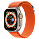 Devia Bracelet pour Apple Watch 42mm / 44mm / 45mm / 49mm Sport en Nylon Tissé Orange - Conçu dans un souci de polyvalence, ce bracelet orange en nylon tissé est compatible avec Apple Watch 42mm / 44mm / 45mm / 49mm