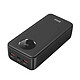 Bwoo Batterie Externe 30000mAh USB-C et 2x USB Écran LCD Noir Batterie externe puissante 30000 mAh pour smartphones et tablettes