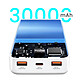Acheter Bwoo Batterie Externe 30000mAh USB-C et 2xUSB Écran LCD - Bwoo Blanc Blanc