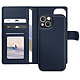Mayaxess Étui pour iPhone 14 Coque Détachable Bleu nuit Étui Clapet Bleu de Mayaxess pour habiller avec élégance votre iPhone 14