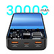 Acheter Bwoo Batterie Externe 30000mAh USB-C et 2x USB Écran LCD Noir