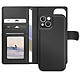Mayaxess Étui pour iPhone 14 Coque Détachable Noir Étui Clapet Noir de Mayaxess pour habiller avec élégance votre iPhone 14