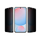 Eiger Verre Trempé 2.5D pour Galaxy S24 Plus / S25 Plus Privacy Ultra Résistant Noir transparent Préservez votre confidentialité grâce au filtre privacy qui bloque les regards latéraux et protège vos données personnelles