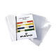 PAVO Paquet de 100 plats de couverture, A4, PVC, transparent, 0,18 mm brillants Couverture à relier