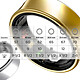Avizar Bague Connectée Bluetooth Suivi santé Multisports Étanche Taille 62 pas cher