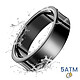 Acheter Avizar Bague Connectée Bluetooth Suivi santé Multisports Étanche Taille 70 Noir