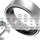 Avizar Bague Connectée Bluetooth Suivi santé Multisports Étanche Taille 67 pas cher