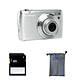 AGFAPHOTO Realishot DC8200 Argent + étui + carte SD 16 Go MATERIEL PROVENANCE FRANCE. Emballage securisé de vos commandes. Livré avec Facture dont TVA.