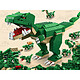 Avis Avizar Jeu Construction 1000 pièces Dinosaure Articulées à Assembler Vert forêt
