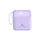 Avizar PowerBank 10000mAh 20W avec Écran LED / Torche / Câbles Compact Lavande - Capacité de 10 000 mAh, offrant plusieurs charges pour vos appareils