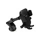 Jaym Support Voiture pour Smartphone avec Bras Télescopique Multi-fixation Noir Avec un bras télescopique ajustable, pour un angle de vue personnalisé