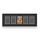 Avizar Cadre de Présentation pour Cartes Gradées PSA 5 Emplacements Standard Noir Le cadre expose vos cartes avec style tout en les protégeant des rayures et de la poussière