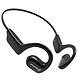 Swissten Casque sport conduction osseuse Bluetooth Sport Autonomie 10 heures Noir
