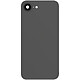 Clappio Vitre arrière de remplacement pour iPhone 16e Noir Vitre arrière Noir compatible pour redonner à votre iPhone 16e son aspect d'origine