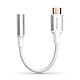 Swissten Adaptateur Audio USB-C vers Jack 3.5 mm p. smartphones et tablettes Blanc pas cher