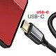 Acheter Swissten Câble auxiliaire audio USB C vers jack 3.5 mm Nylon Tressé 1.5m Noir